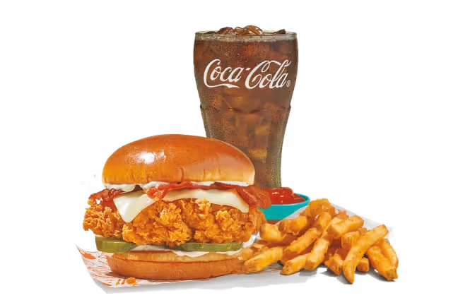 Classic Bacon & Cheese Chicken Sandwich Combo