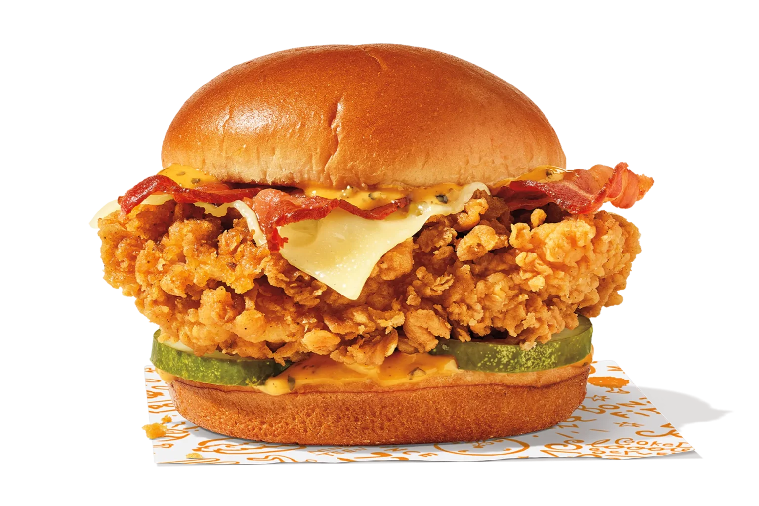 Golden Bacon & Cheese chicken SAndwich