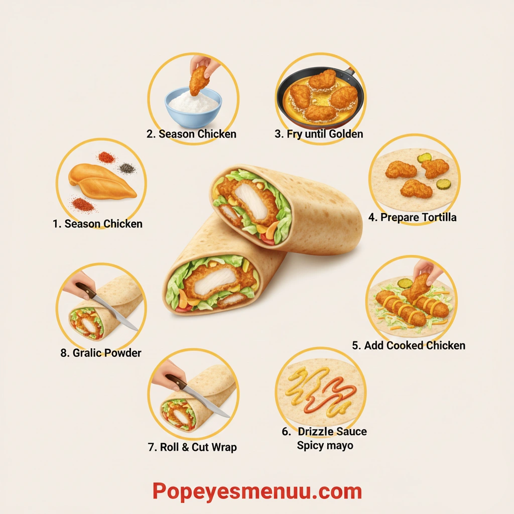Popeyes Chicken Wrap Recipe