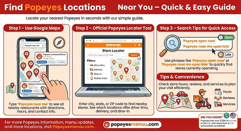 Popeyes International Locations